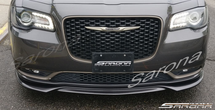 Custom Chrysler 300  Sedan Front Lip/Splitter (2011 - 2019) - $975.00 (Part #CR-005-FA)